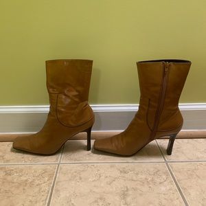 Nine West Leather Heeled Boots